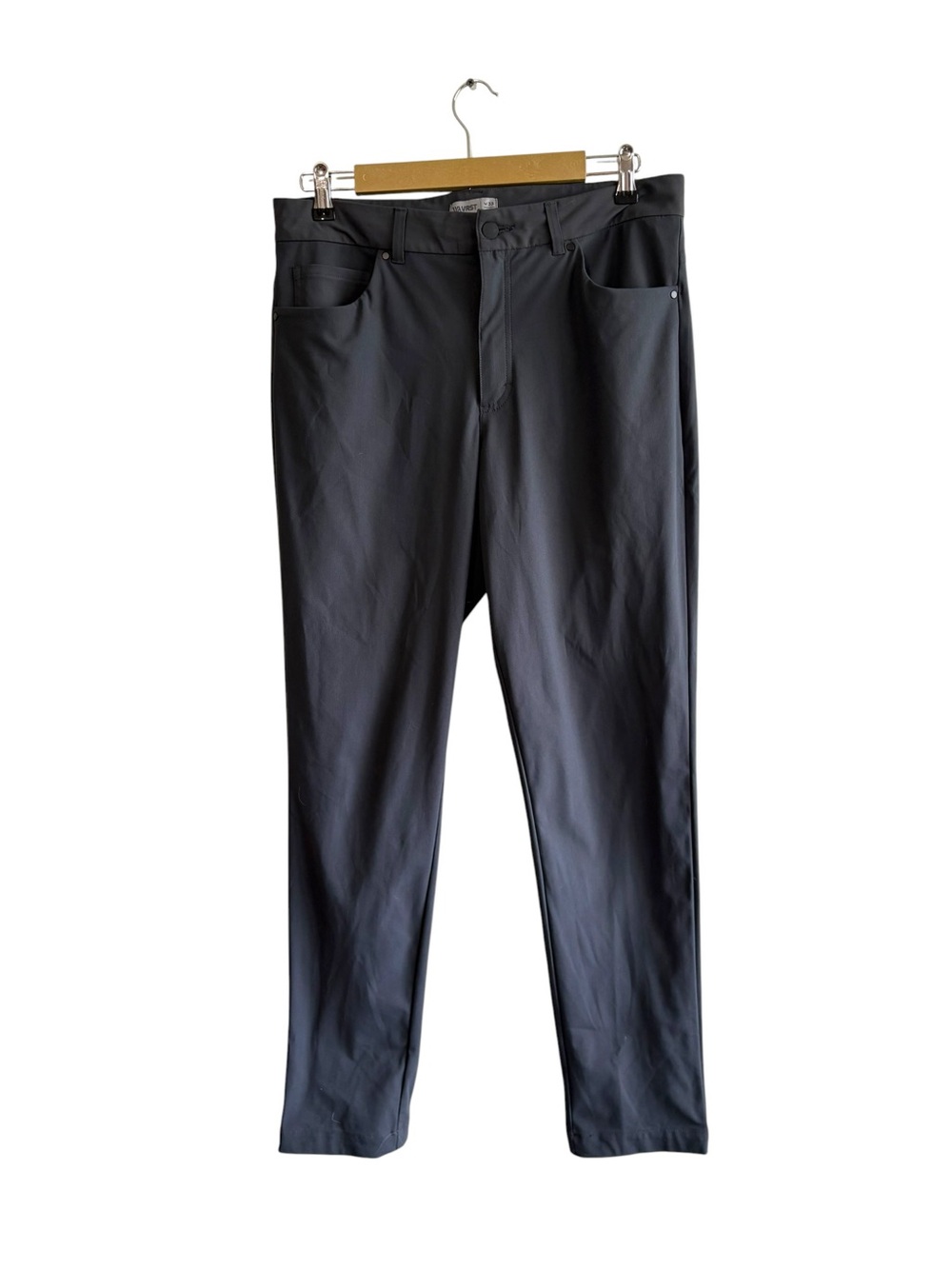 VRST Men’s 33 Slim Gray Active Pants Gym Running Outdoor Travel Neutral